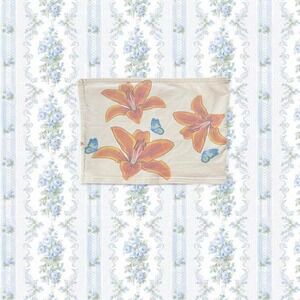 Edikted Women's XS Tropical Floral White Tube Top